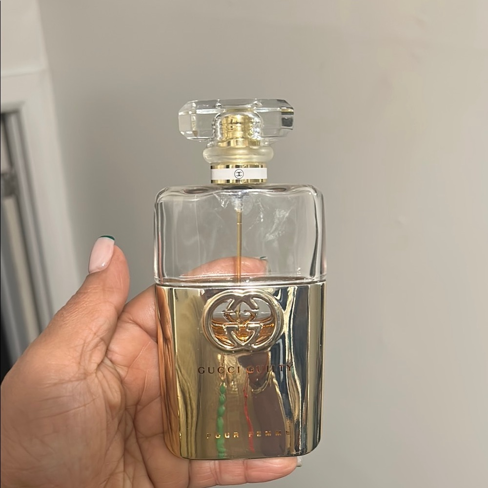 Gucci Guilty  Gold Perfume Bottle